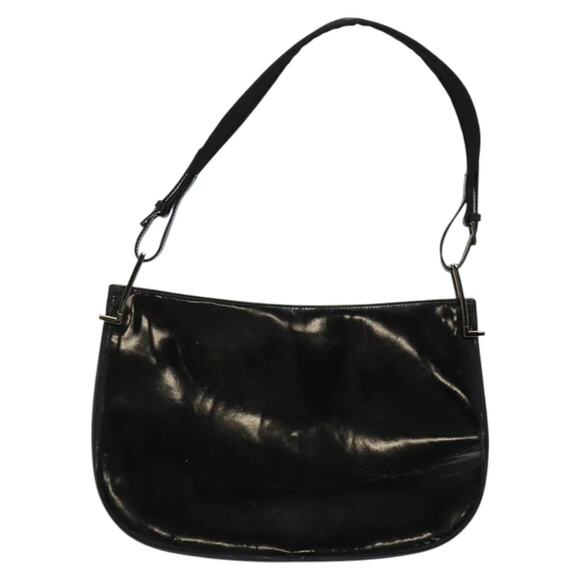 GUCCI Shoulder Bag Patent Leather Black 001 001 - Picture 3 of 16